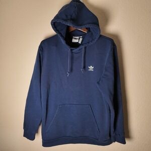 Adidas Essentials Trefoil Men's‎ Large Hoodie Night Indigo HK0094
